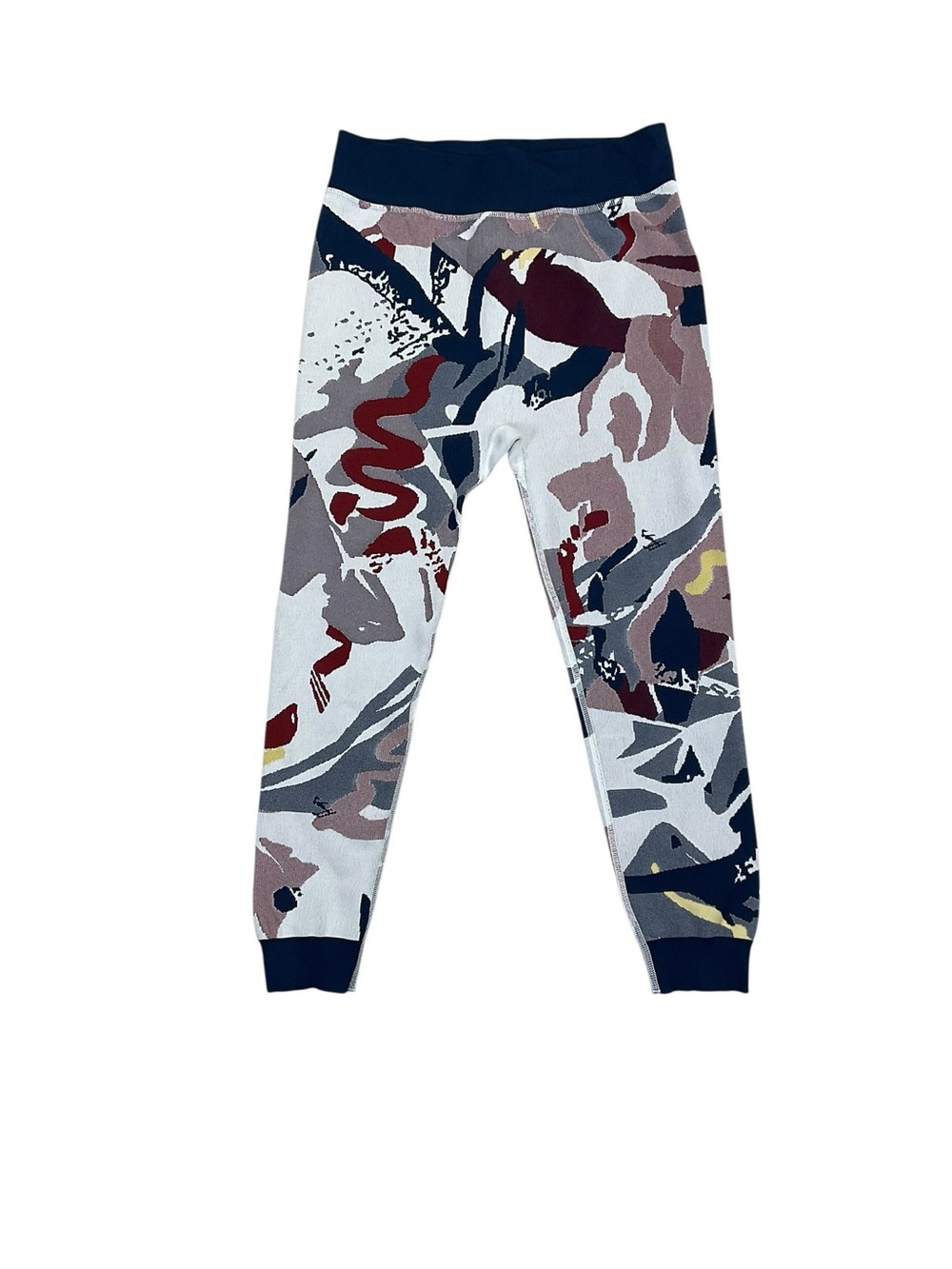 Sweaty Betty Thermal Ski Base Layer Leggings White Mountain Print Size XL US 14